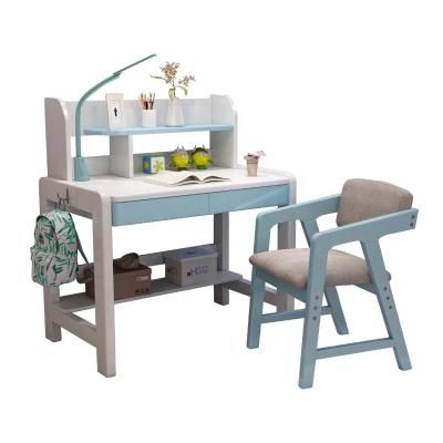 China Adjustable Hot Sales Kids Computer Home Modern Solid Wood Study Table(Height) Wooden Desk for sale
