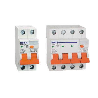 China Hot Selling NBSe 100A Earth Leakage Plastic Electrical Circuit Breaker for sale