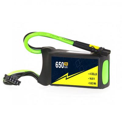 China 4s1P 14.8V 650mAh 75C Batería Lipo para drones con protección contra sobrecarga en venta
