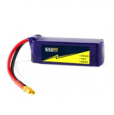 China 14.8V 650mAh 70C FPV Batería Lipo para drones pequeños con peso ligero W/XT-30 en venta