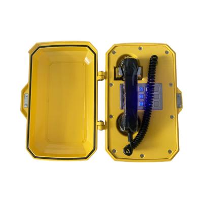 China Tunnel Shipping Outdoor Rugged Waterproof Telephone Industrial Waterproof Telephone For Railway Applications for sale