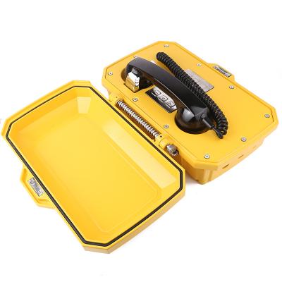 China Waterproof Telephone With Cord Hand Attached Buckled To Railway Stations Waterproof Emergency Telephone JWAT306 for sale