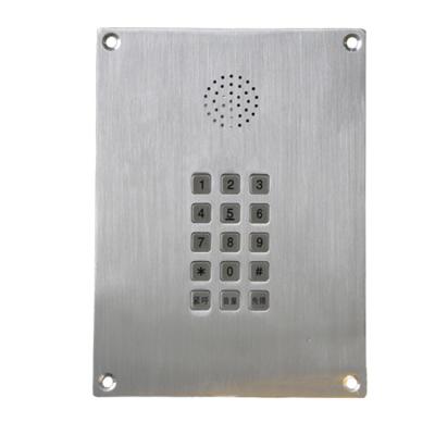 China Handfree Stainless Steel Full Keypad Explosion Proof Color Customized Wall Mounted Handsfree Phone JWABT812 for sale