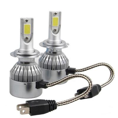 China LED Headlight Car LED Lights C6 Single Beam H4 9004 H1 H3 H7 H11 9005 9006 880 881 H8 H16 4000LM LED Headlight for sale