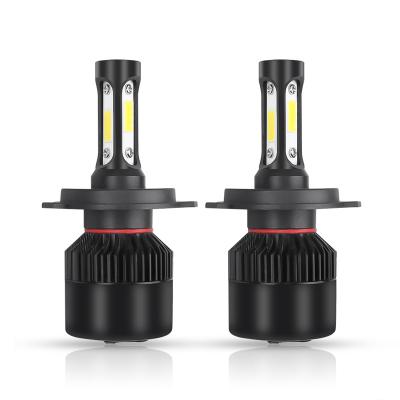 China LED Headlight S2 Four Sides Single Beam H4 9004 H1 H3 H7 H11 9005 9006 880 881 Auto H8 H16 4000LM LED Headlamp Headlight for sale