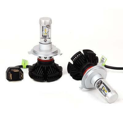 China Single Beam H4 9004 H1 H3 H7 H11 9005 x3 LED Headlight 9006 880 881 H8 H16 4000LM CSP LED Headlight Auto Lighting System for sale