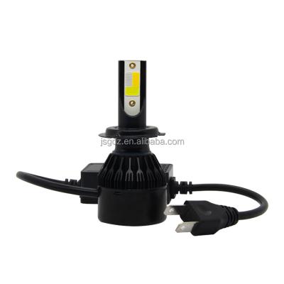 China LED headlight auto lighting system led tricolor white yellow blue colors led faros led light for sale