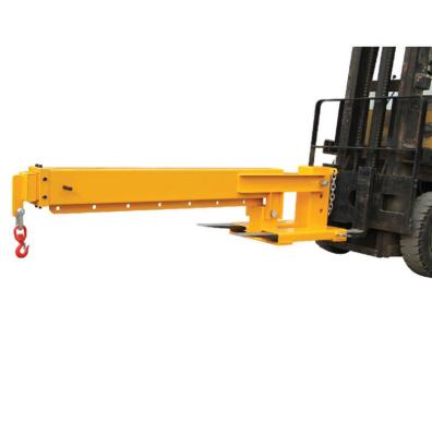China Telescope Forklift Boom Extendable Forklift Jib For Material Handling Long Arm Design And Steel Construction for sale