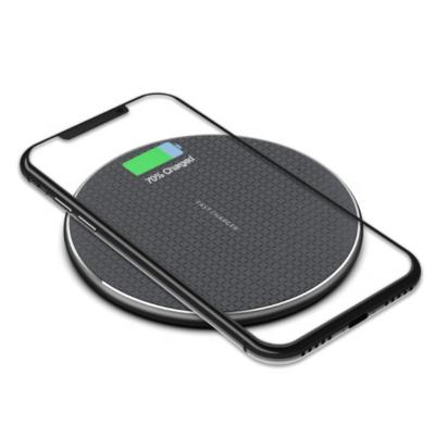 China 2021 Hot Selling Ultra-thin Metal Wireless Charger 10W Qi Wireless Speed Mobile Phone Amazone k8 Portable Charging Panel for sale