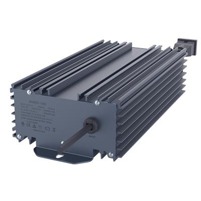 China Seed Starting 277V 1000w Black Color Customized Horticultural Dimming Adjustable Digital Electronic Ballast For Grow Light Fixture for sale