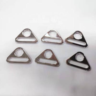 China Bag Hardware Accessories Small 38mm High Quality Metal Triangle D Buckle Belt Purse Accessories for sale