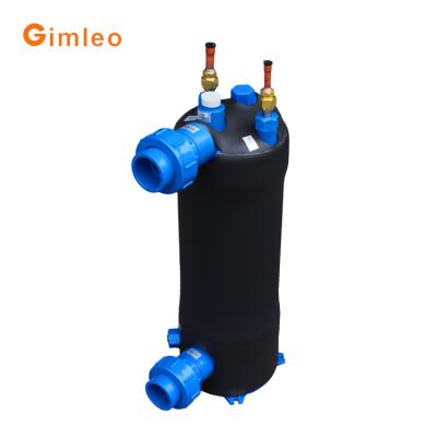 China Wholesale Titanium Barrel Vertical Type Aquarium Shell Titanium Evaporator for sale