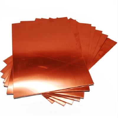 Cina 99,99% le piastrine di rame dei catodi del T2 4x8ft rivestono lo spessore materiale di rame di 3mm 5mm 20mm in vendita