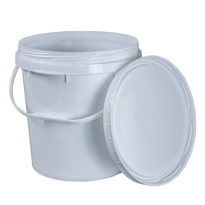 China Diámetro los 30cm del top cubo de la pintura de 20 litros con la manija 90 milipulgadas de grueso en venta