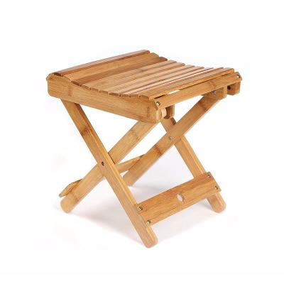 Chine Conception fonctionnelle Tabouret en bambou naturel pour les activités de plein air Léger et durable à vendre