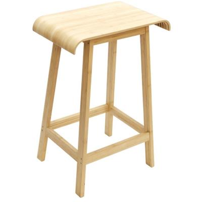 Chine Tabouret à bar en bambou courbé créatif avec un design écologique et un certificat CE à vendre