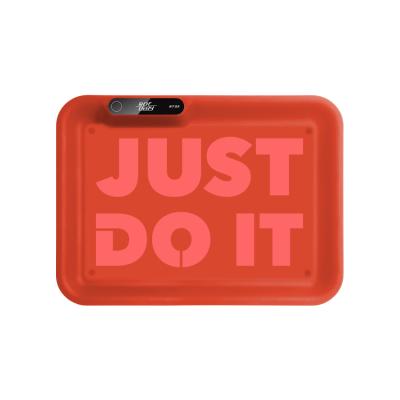 China Grinder Meco Halloween Party New Arrival Custom Design Led Rolling Trays Rack Custom Size For Weed Bar KTV Club for sale