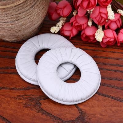 China White color frogskin Ear Pad Earpads Soft Foam Cushion For MDR-V150 V250 V300 V100 Headphones for sale