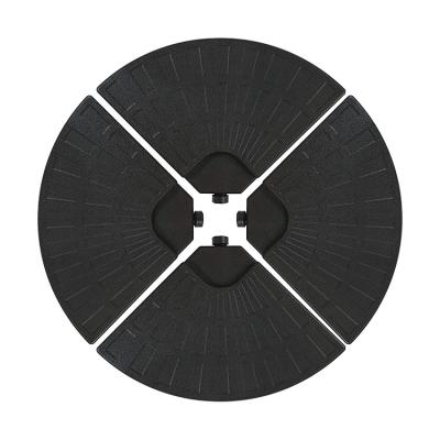 China Modern Water or Sand Filled 4 Piece Patio Cantilever Resistant Umbrella Base for Outdoor Cross Style Bases for sale