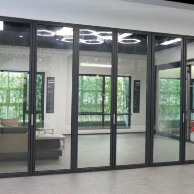 China Customized Waterproof Aluminium Frame Bifold Doors with High Durability and Energy Efficiency for sale