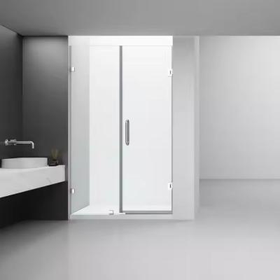 China Frameless Design Easy Installation 8mm Double Glass Sliding Shower Door for sale