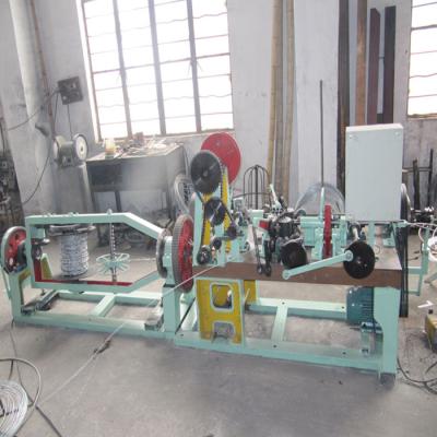 China Barbed Wire Machine Best Automatic Fence Making Machine With High Speed / GI Barbed Wire Easy Operation Prices for sale