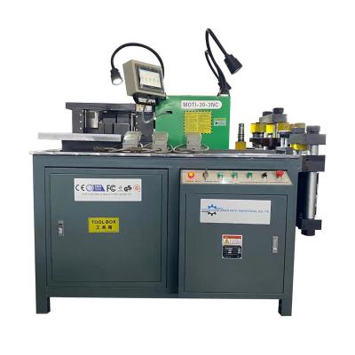 China Mechanism Cabinet Switch Panel Moti 303 CNC Copper Busbar Processing Machine for sale
