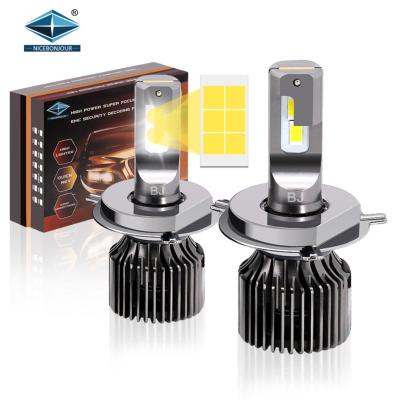 China Canbus For 90% High Power 40W Car Accessories 12V 24V Led Automobile Headlight Car Led Headlight Light Bulb H4 H1 H3 H7 for sale