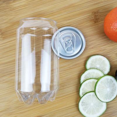 China los tarros plásticos cilíndricos 350ml con las bebidas de las tapas riegan el jugo en venta