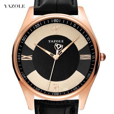 China 2021 New Arrival Water Resistant Gold Leather Strap Watch Men Fashion Casual Business Wrist Men Watch Quartz for sale