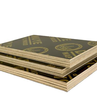 China 1220x2440mm Modern Black 18mm Film Faced Phenolic Plywood Construction Formwork for sale