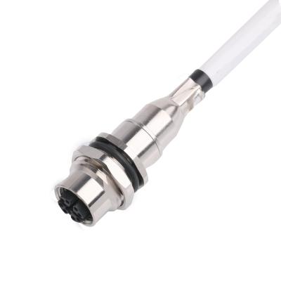 Κίνα M12 1424135 καλυμμένος χρυσός Crimp συνελεύσεων καλωδίων Molex Ethernet τελικός σύντροφος Clik προς πώληση