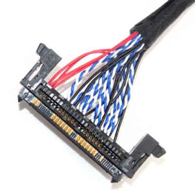 China Passo JAE Fix-30ssl-Hf do conjunto de cabo 1.0mm de 26AWG Lcd LVDS ao EDP das HORAS Df13 à venda