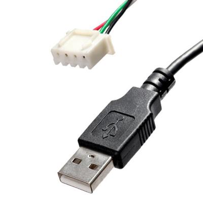 China De Uitbreidingskabel van A.M. Plug High Speed Usb, JST XHP 4 USB 2,0 Uitbreidingskoord Te koop