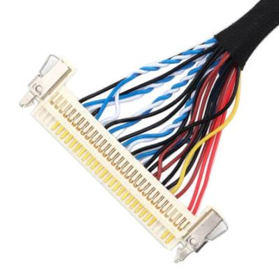 China o comprimento do conjunto de cabo de 24pin MOLEX 504186-2400 30pin JAE FI-X30HL LCD LVDS personaliza à venda