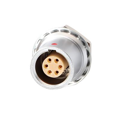 China Conector de bloqueio automático de puxa-puxa Controle industrial circular Série B Z6 Conector de 6 pinos Sensor de sinal de 6 pinos para mulher à venda