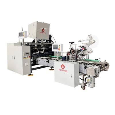 China Kortlabel- en warmlijmsysteem 4400*1500*2200mm Aluminiumfolie rollen terugwinden machine Te koop