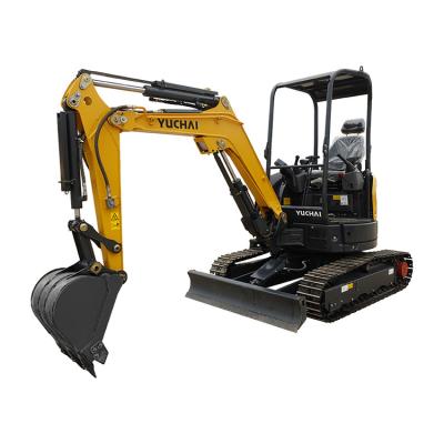 China Farms 2023 custom cheap digger Hot sale mini excavator U27 3ton in Fujian China for sale