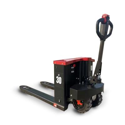 China Caminhão de paletes elétrico 3 toneladas Grandes rodas para equilibrar pallet jack à venda