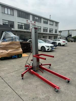 China Manual Telescopic Aluminum Lift ndash Lightweight and Durable Elevation Tool for Temporary Workstations for sale