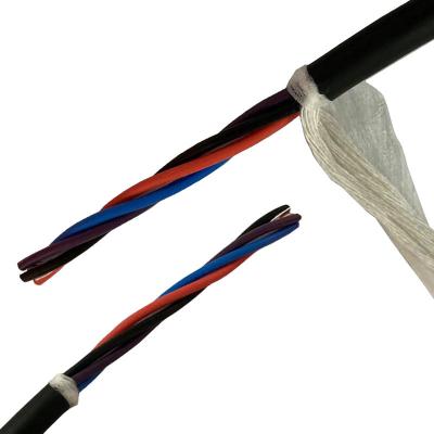 China 0.75mm Multi Conductor PVC Insulated Sheathed Cable 4 Cores for sale