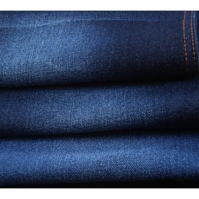China 90 cotton 10 polyster 12.5oz dark indigo Raw Denim Fabric For Overalls Jeans for sale