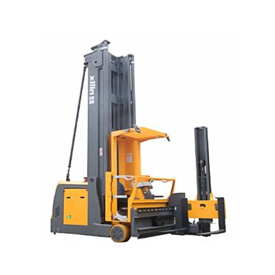 China Hotels Xilin 1500KG 3300lbs Three Side Electric Reach Truck With Adjustable Panel for sale