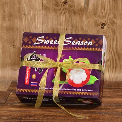 China B701 Recyclable Strong Custom Printing Recycled Lemon Mangosteen Boxes Packaging Manufacturer In China for sale