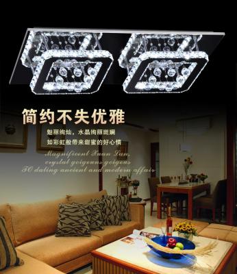 Cina Forma rettangolare delle plafoniere di pendente della lampada degli apparecchi di illuminazione di cristallo degli a cristallo in vendita