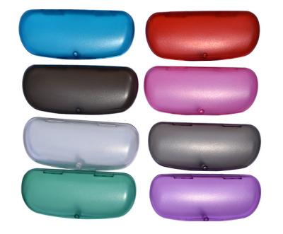 China 2024 hot sell plastic transparent spectacles case with magnet closer and light weight carrying for sale