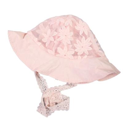 China Children's sunshade hat set Korean baby spring and autumn girl baby all side cotton hat princess sun hat fisherman babyhat for sale