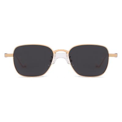 China Hot-selling high quality metal polarized sunglasses anti-blue light can be fitted with myopia flat lenses for sale