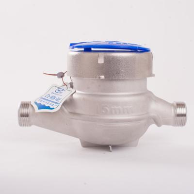 China Accuracy Residential Multi-jet Stainless Steel Water Meter for sale