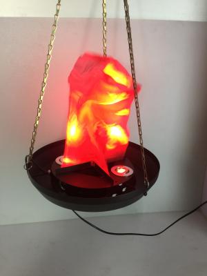 China red led silk macrocosmos flame light with iron shell for sale